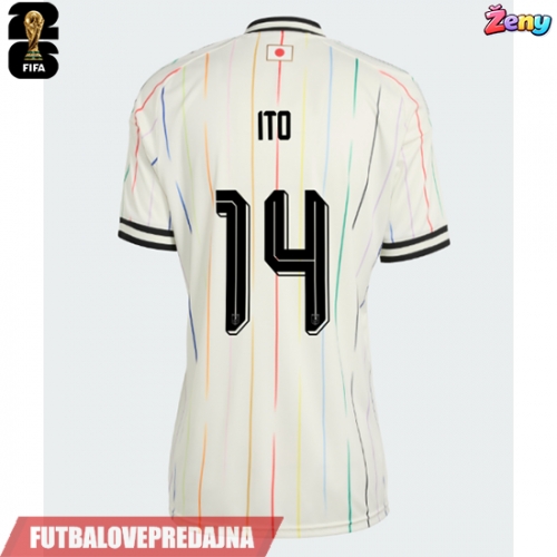 Lacne Ženy Futbalové dres Japonsko Junya Ito #14 MS 2026 Krátky Rukáv - Preč